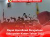 Rapat Koordinasi Pengaduan Klaten Tahun 2022