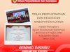Dispersip Klaten meraih Peringkat I Terbaik dalam Pelaksanaan Reformasi Birokrasi