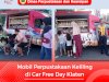 Mobil Perpustakaan di Car Free Day Klaten