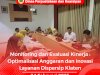 Monitoring dan Evaluasi Kinerja :  Optimalisasi Anggaran dan Inovasi  Layanan Dispersip Klaten