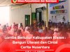 Lomba Bertutur Kabupaten Klaten :  Bangun Literasi dan Cintai Cerita Nusantara