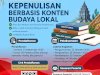 Bimbingan Teknis KepenuIisan Berbasis Konten Budaya Lokal Tahun 2026