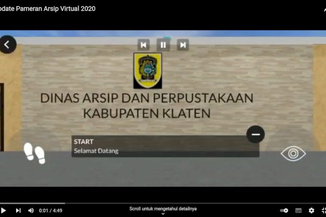 Pameran Arsip Virtual 2020 Kabupaten Klaten