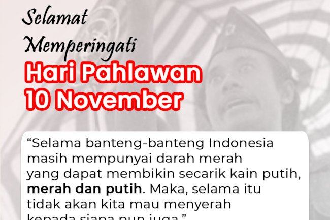 Selamat Hari Pahlawan 2021