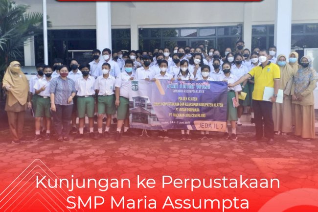 Kunjungan Perpustakaan dari SMP Maria Assumpta