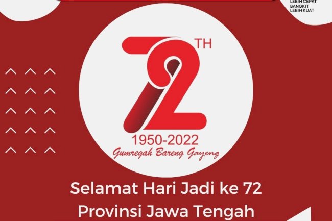 Selamat Hari Jadi ke-72 Provinsi Jawa Tengah