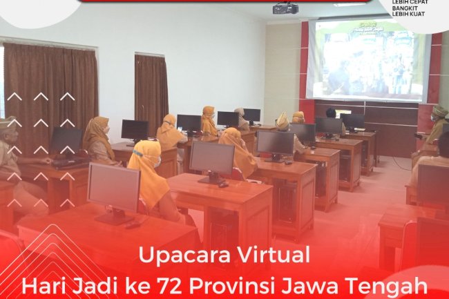 Upacara Virtual Hari Jadi Provinsi Jateng