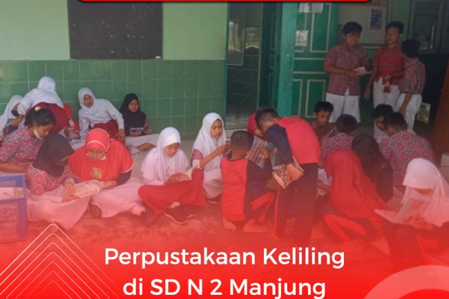 Perpustakaan Keliling di SD N 2 Manjung