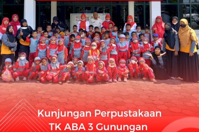 Kunjungan Perpustakaan dari TK ABA 3 Gunungan