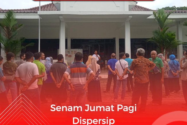 Senam Jumat Pagi Dispersip