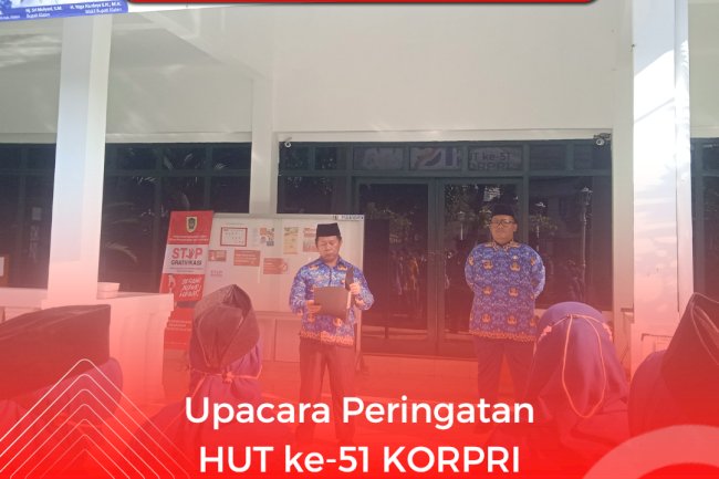 Upacara Peringatan HUT ke-51 KORPRI