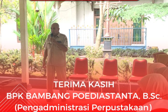 Terima kasih Bapak Bambang Poediastanta