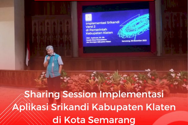 Sharing Session Implementasi Srikandi di Kota Semarang