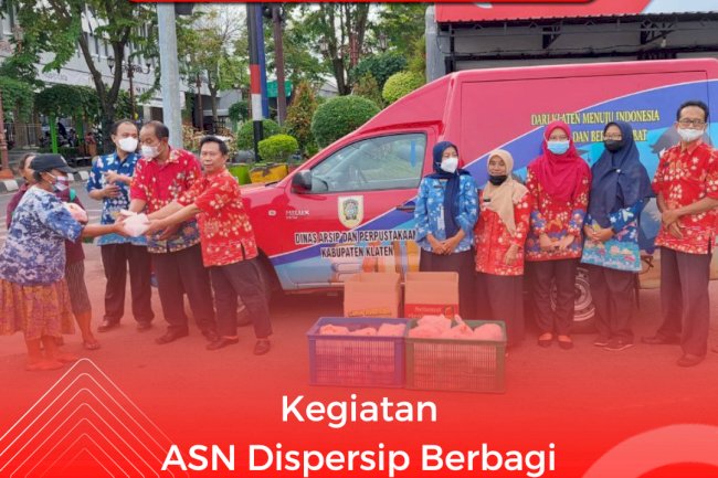 Kegiatan ASN Dispersip berbagi