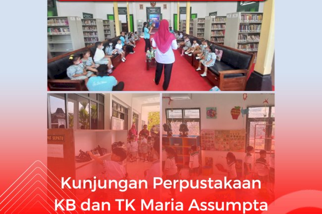 Kunjungan Perpustakaan KB-TK Maria Assumpta