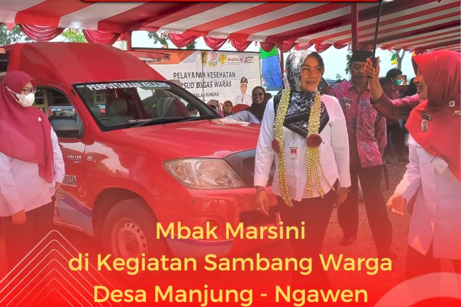 Mbak Marsini di Sambang Warga Desa Manjung - Ngawen