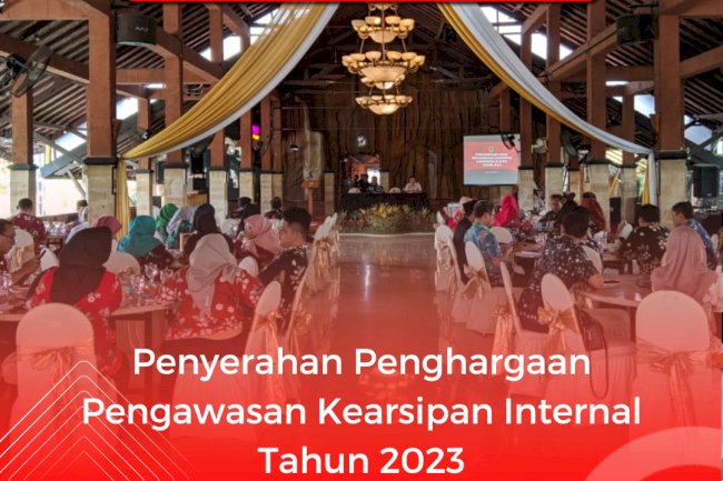 Penyerahan Penghargaan Kearsipan Internal Tahun 2023