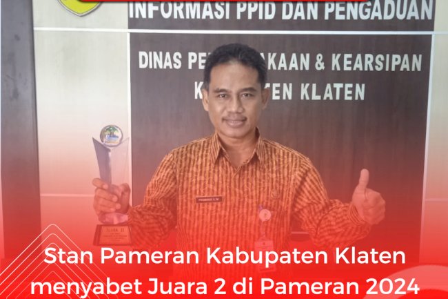 Stan Pameran Kabupaten Klaten menyabet Juara 2 di Pameran 2024