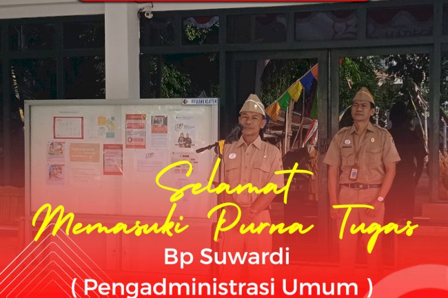 Terima kasih Bapak Suwardi