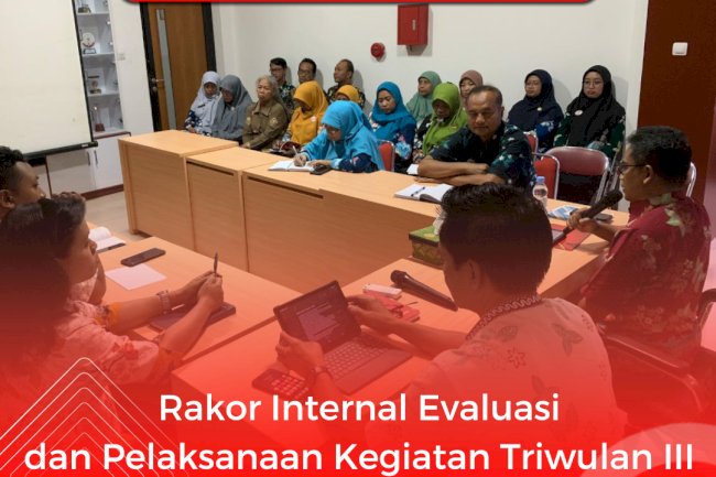 Rakor Internal Evaluasi dan Pelaksanaan Kegiatan di TW3 2024