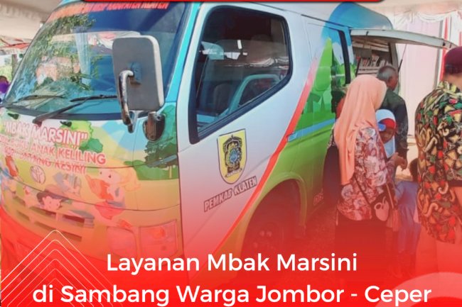 Layanan Mbak Marsini di Sambang Warga Jombor-Ceper