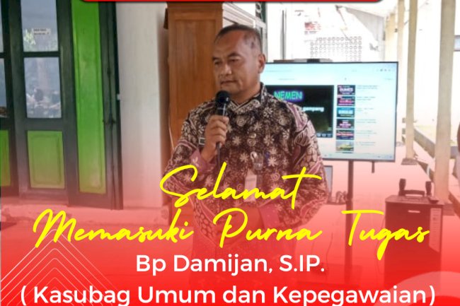Terima kasih Bapak Damijan