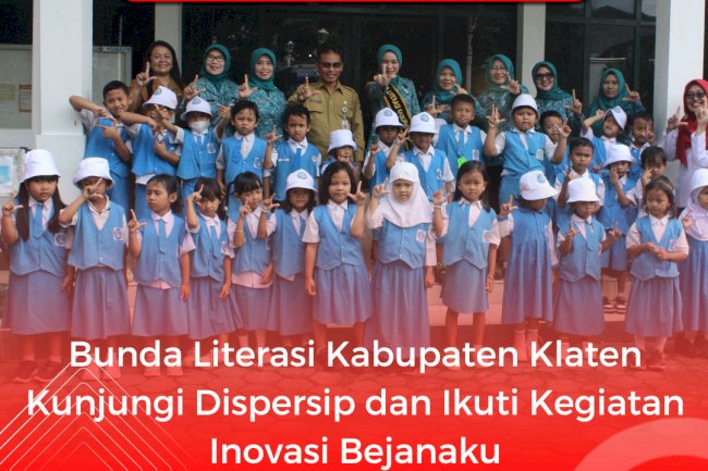 Bunda Literasi Kabupaten Klaten Kunjungi Dispersip dan Ikuti Kegiatan Inovasi Bejanaku