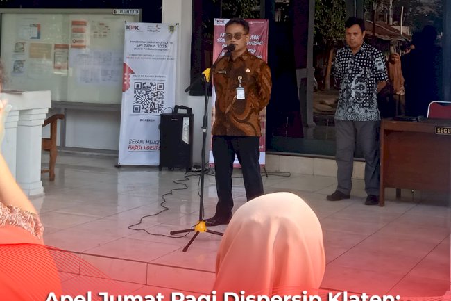 Apel Jumat Pagi Dispersip Klaten : Momen Apresiasi Pegawai Teladan Semester I 2025