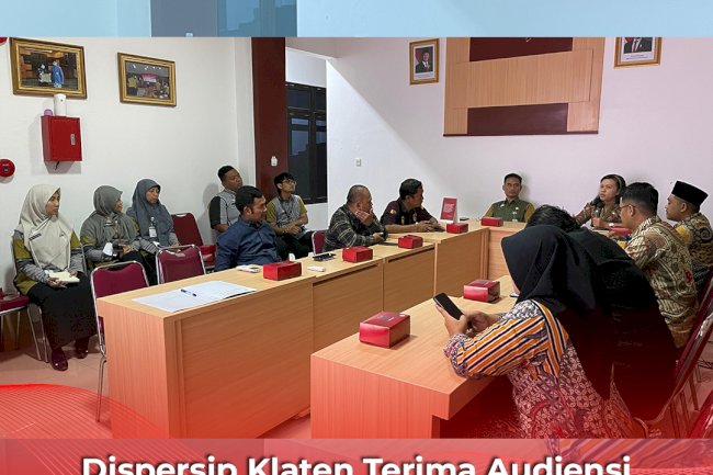 Dispersip Klaten Terima Audiensi Bawaslu, Bahas Pengelolaan Arsip Kepemiluan