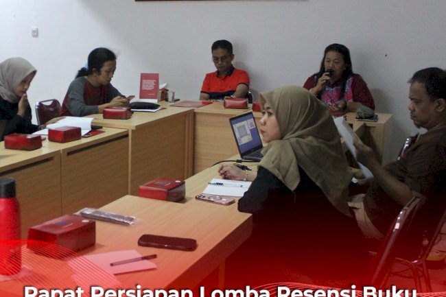 Rapat Persiapan Lomba Resensi Buku, Dispersip Klaten Gandeng Dinas Pendidikan dan Pegiat Literasi
