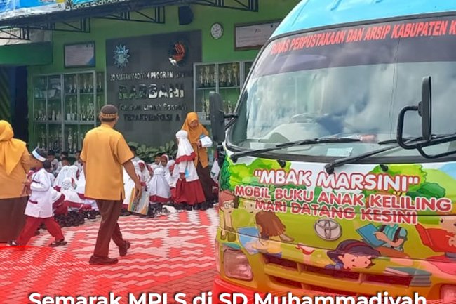 Semarak MPLS di SD Muhammadiyah PK Rabbani, Mbak Marsini Ajak Siswa Baru Cinta Buku