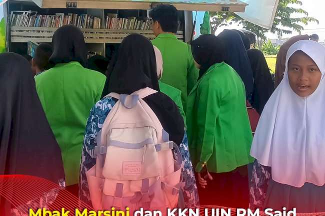 Mbak Marsini dan KKN UIN RM Said Bawa Semangat Baca ke SDN Pundungan, Juwiring