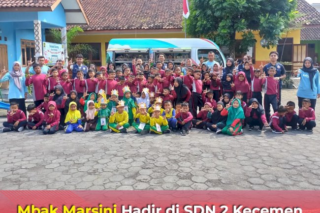 Mbak Marsini Hadir di SDN 2 Kecemen Manisrenggo, Kolaborasi Literasi bersama KKN UPN Veteran Yogyakarta
