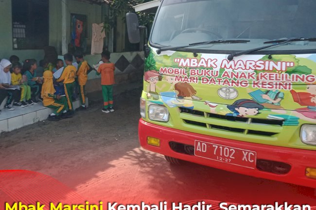 Mbak Marsini Kembali Hadir, Semarakkan Literasi di SDN 1 Wadunggetas Bersama KKN UIN RM Said