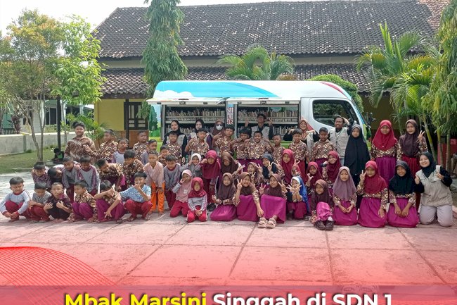 Mbak Marsini Singgah di SDN 1 Kedungan, Pedan: Dukungan Literasi Bersama KKN UIN RM Said Surakarta