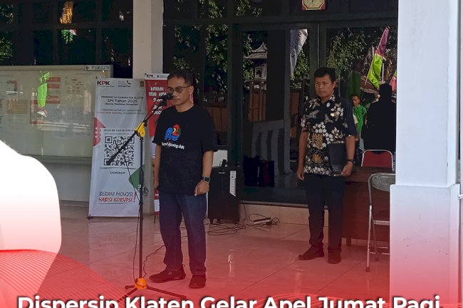 Dispersip Klaten Gelar Apel Jumat Pagi, Bahas Ketentuan Penggunaan Seragam Dinas Terbaru