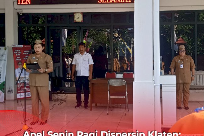 Apel Senin Pagi Dispersip Klaten: Kearsipan Bergerak dalam Evaluasi, Perpustakaan Giatkan Literasi