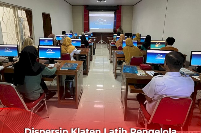 Dispersip Klaten Latih Pengelola Perpustakaan Sekolah dan Desa Kuasai Aplikasi INLISLite