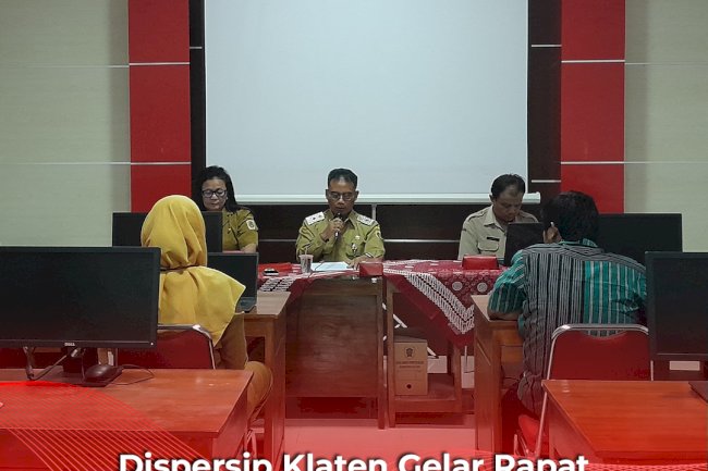 Dispersip Klaten Gelar Rapat Koordinasi Sinkronisasi Program Kerja Bersama IPI Kabupaten Klaten