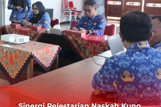 Sinergi Pelestarian Naskah Kuno, Dispersip Klaten Lakukan Studi ke Sukoharjo