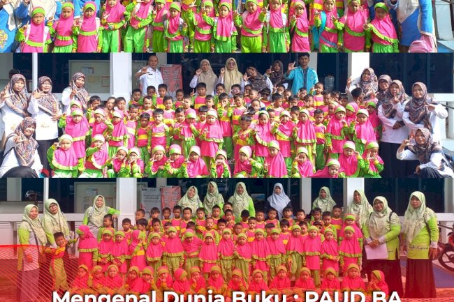 Mengenal Dunia Buku : PAUD BA Aisyiyah Jemawan I Jatinom Lakukan Kunjungan Literasi ke Perpustakaan 