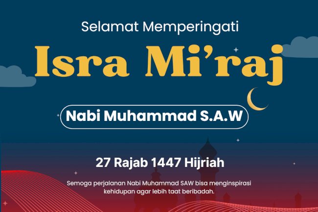 Selamat Memperingati Isra Mi'raj 1447 H