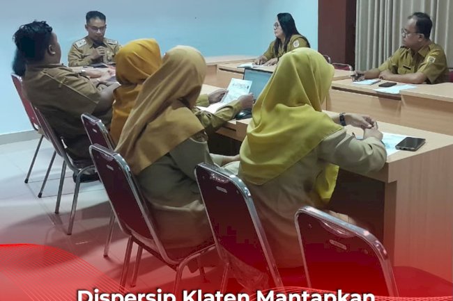 Dispersip Klaten Mantapkan Langkah Program 2026 melalui Rakor Internal