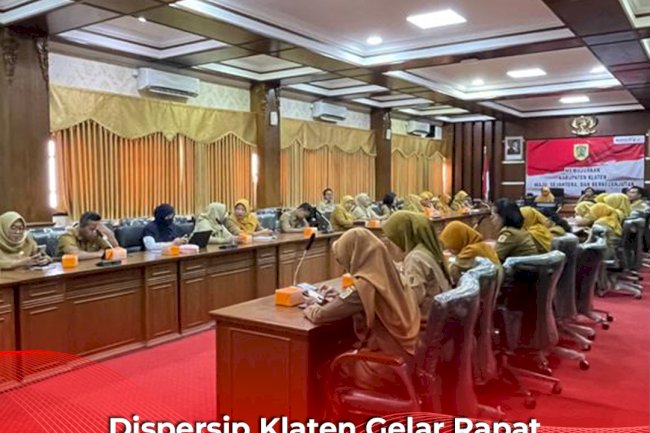 Dispersip Klaten Gelar Rapat Pembahasan Rancangan SKKAAD untuk Perkuat Tata Kelola Arsip Daerah