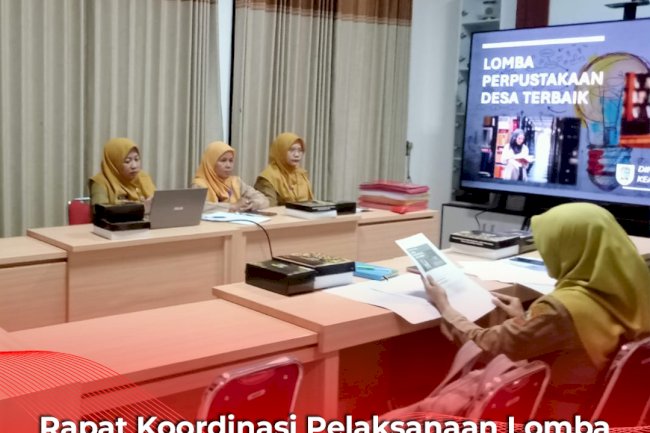 Rapat Koordinasi Persiapan Lomba Perpustakaan Desa Tahun 2026 Digelar Bersama Mitra Strategis