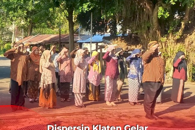 Dispersip Klaten Gelar Upacara Hari Lahir Pancasila 2026 dengan Nuansa Pakaian Adat
