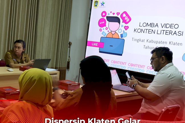 Dispersip Klaten Gelar Rapat Koordinasi Lomba Video Konten Literasi Tahun 2026