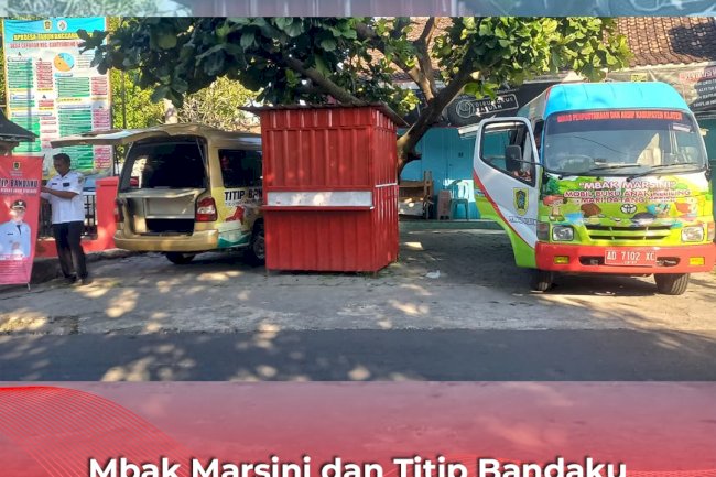 Mbak Marsini dan Titip Bandaku Layani Warga Desa Ceporan dalam Kegiatan Sambung Rasa Bupati Klaten
