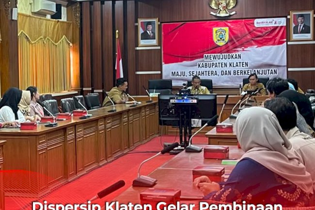 Dispersip Klaten Gelar Pembinaan Kearsipan bagi Perusahaan Swasta untuk Tingkatkan Tertib Arsip