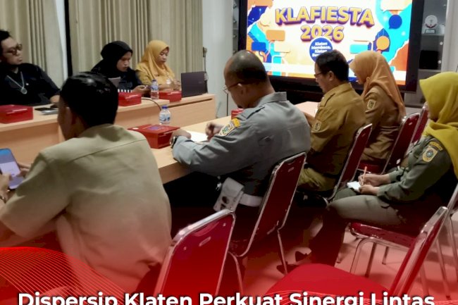 Dispersip Klaten Perkuat Sinergi Lintas Perangkat Daerah dalam Persiapan Festival Literasi Kabupaten Klaten Tahun 2026